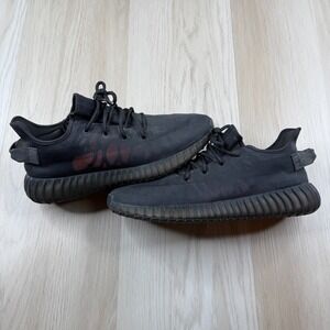 Adidas Yeezy Boost 350 V2 GX3791 Mens Mono Cinder Black Athletic Shoes Size 12